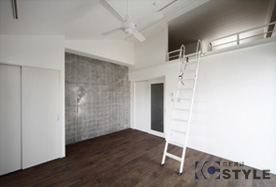 5F1Kタイプ、最上階はロフト付！