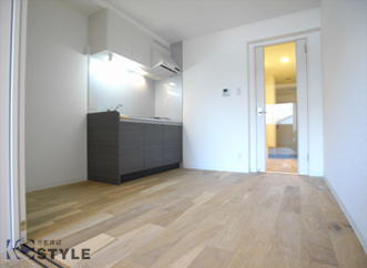 1DKタイプ、ゆったりダイニングで料理もバッチリ！