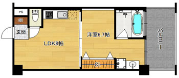 6.7×LDK8（32m<sup>2</sup>)