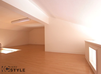 2ＬＤＫタイプのロフト付はかなり広々としたスペースで、物もたっぷり収納できますよ！