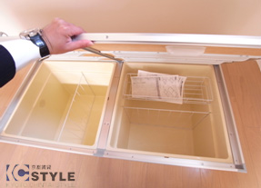 2ＬＤＫタイプの1Fには床下収納が付いています