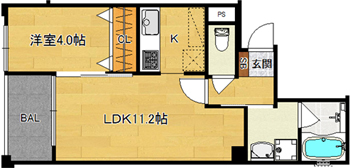 洋4×LDK11.2（37.3㎡）