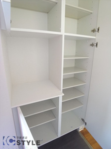 可変棚付きシューズBOX