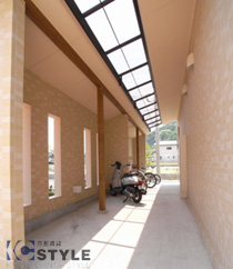 駐輪場も比較的広めで取れて中型バイクまで相談可