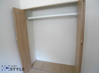 クローゼットも大きく収納力たっぷり