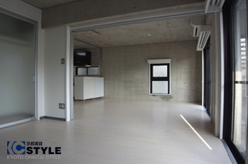 リビングと洋室をつなげて使える間取り設計(202)