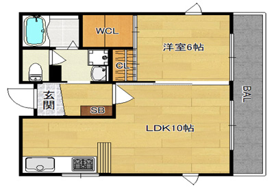 洋6×LDK10（36㎡）101・203・205・302・303号