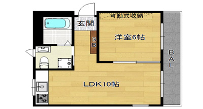 洋6×LDK10（38㎡）103号