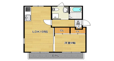 洋6×LDK10（38㎡）204号