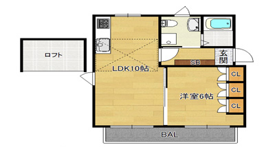 洋6×LDK10×ロフト2.5（38㎡）304号