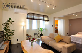 南向のリビングと寝室は広く使え、採光・通風良好（201号）