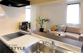 2口IHコンロ付システムキッチン（202号）