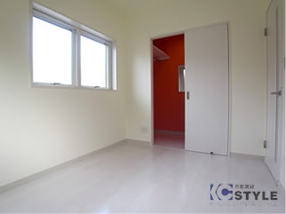 ダブルベッドがしっかり置ける主寝室には更に大容量のウォークインクローゼットを装備（01・03type）