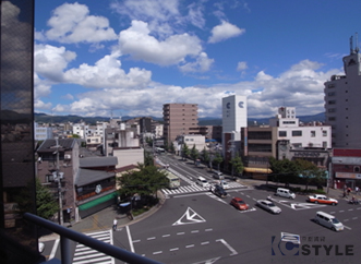 バルコニーからの北側眺望（5Ｆ）