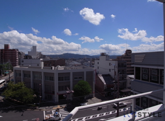 バルコニーからの東側眺望（5Ｆ）