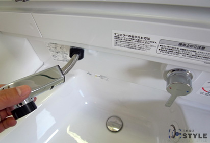 シャンプドレッサーですのでシャワーカランが使いやすいです