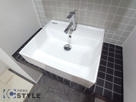 独特のデザイン性が光る洗面ボウル（203号）