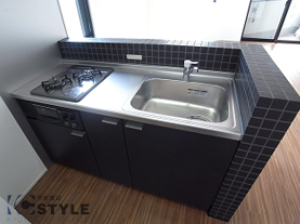 2口ガスコンロシステムキッチン（206号））