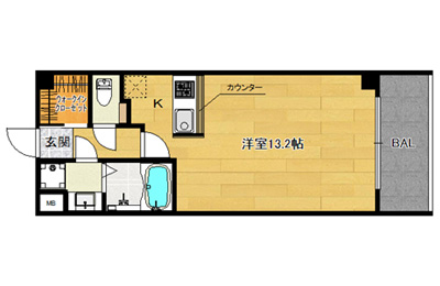 洋13.2K（30.60㎡）203・303号