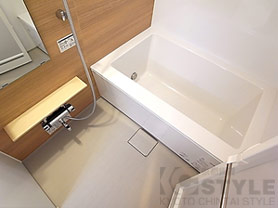 ゆったり広々としたバスルーム