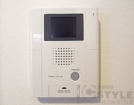オートロック連動のTVモニター付インターホン