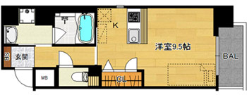 洋9.5K（29.55m2）01・04type
