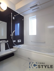 窓付大型１６１６サイズの追炊きフルオートバス（104号）