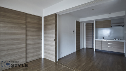 完全独立タイプの０５号室は広く使って頂きやすい間取り設計です（205号）