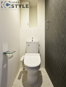 小物や細部までデザインに拘っているトイレスペース