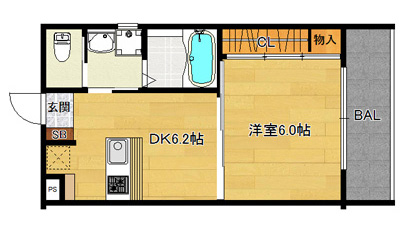 洋6.0×DK6.2（30.24㎡）03号・南向