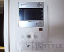 オートロック連動TVモニター付きインターホン