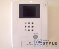 オートロック連動モニター付インターホン完備