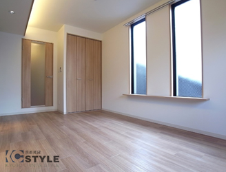 全戸角部屋設計だから、窓を多く確保し採光良好（303・203号type） 