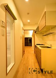 玄関から室内に向って（303・203号type） 