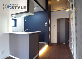 最上階の1LDKtyepはロフト付で天井も高く開放感もUP（501号type） 