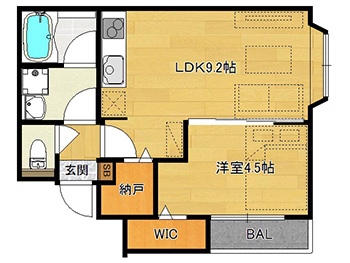 洋4.5×LDK9.2（33.32㎡）01号type