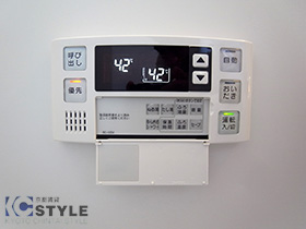 自動湯張りに追炊き機能と多機能なシステムバスリモコンパネル