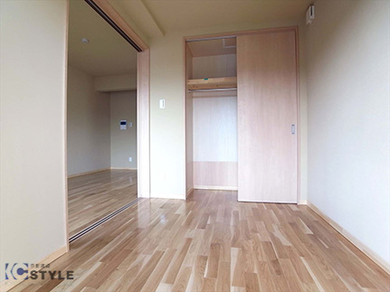 収納クローゼットもしっかり確保しています