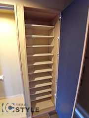 玄関にはシューズクローク完備