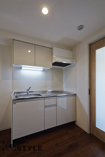 水回りはホワイトアッシュカラーで統一感をだしています