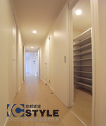 大型のシューズインクローク 203