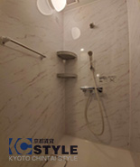 高級感のあるシャワーブース