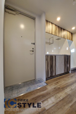 玄関タイルまでも拘ったお洒落な玄関