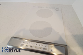 お手入れがしやすい高効率２口ＩＨコンロでお料理もしやすいです