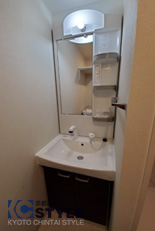 シャワーノズルが便利なドレッサー