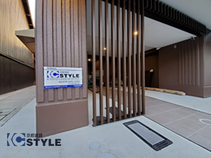 京風で落ち着きのあるアプローチ