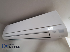 快適な冷暖房ルームエアコンを完備