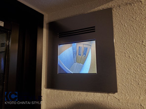 モニター付エレベーターで安心です